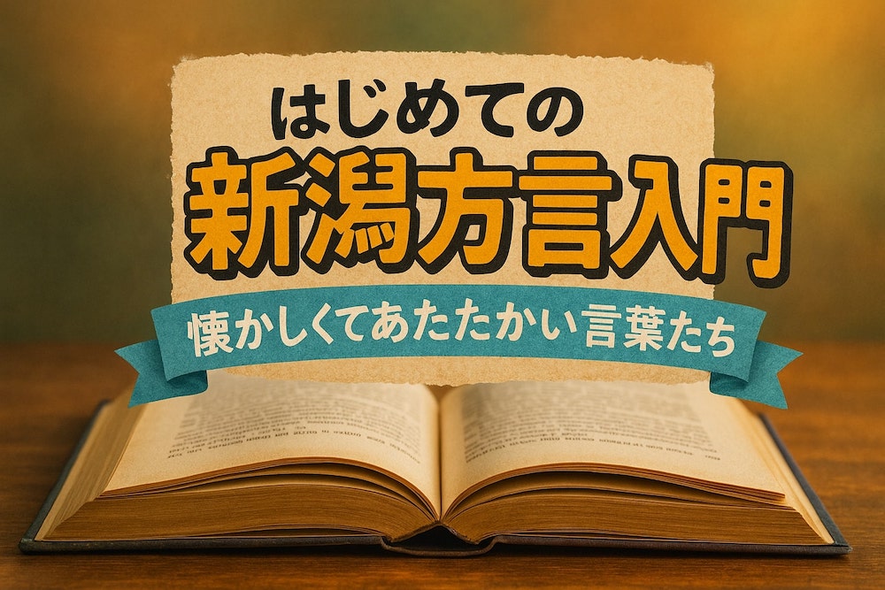 はじめての新潟方言入門：懐かしくてあたたかい言葉たち